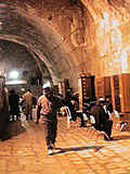 Prayer area adjacent to the Western Wall