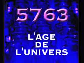 L'Age de l'Univers