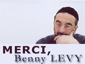 Merci, Benny LEVY (zal)