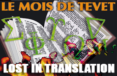 Le mois de Tevet : Lost in Translation