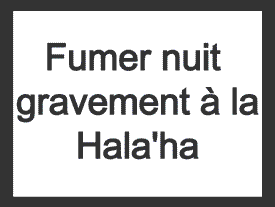 Fumer nuit gravement à la Hala'ha